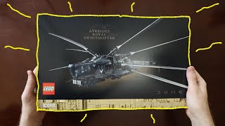 Huge Dune fans build the LEGO ornithopter (the wings really move!)