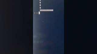Making the letter E in python