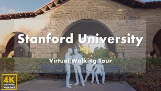 Stanford University [Part 1]  Virtual Walking Tour [4k 60fps]
