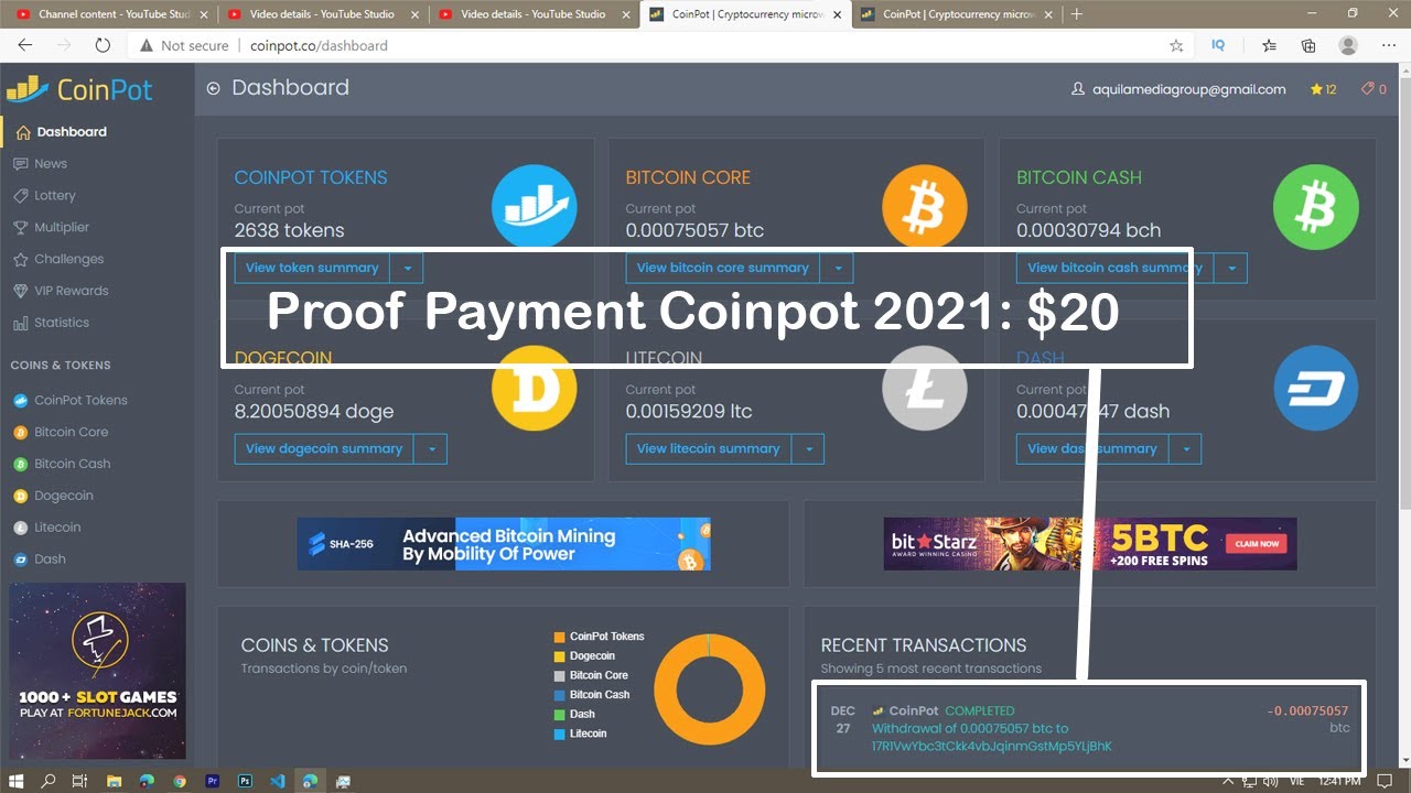 Earn Bitcoin 2021 - How To Earn Free Bitcoins With CoinPot
