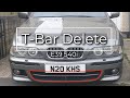 BMW 540i [E39] T Bar Delete | Sport Front Bumper Removal