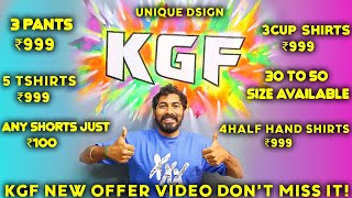 KGF Menswear | 3-Pant ₹999 | 5- T Shirts ₹999 | 3-Joggers Pant ₹1300 | 4-Halfhand Shirt ₹999 by MR. FOODIE BOYZ 11,498 views 11 months ago 15 minutes