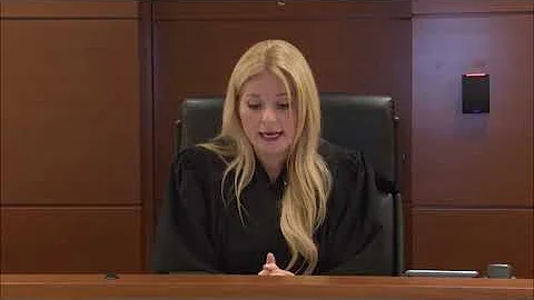 Judge Jennifer Hilal Discussing County Civil Evict...