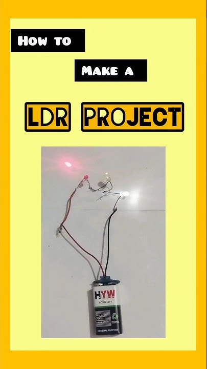 How to make a LDR sensor | LDR project | LDR sensor project #shorts # ...