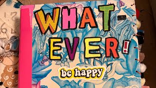 WHATEVER JOURNAL throwdown with trash received from Lucy Perry! 