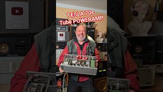 70s Rare TESLA Tube POWERAMP Showdown Vintage Amplifier What's Inside?