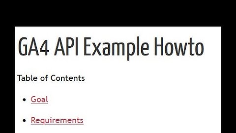 GA4 API Python Example