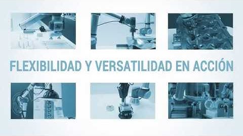 Universal Robots, mostrando infinitas aplicaciones de robótica colaborativa en la Biemh, Bilbao 2018