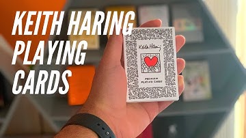 Keith Haring playing cards