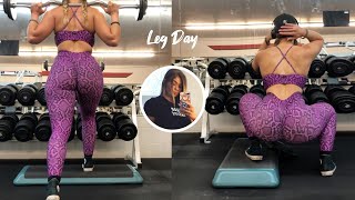 Leg Day Workout for da fam (Leeci Knight) - YouTube