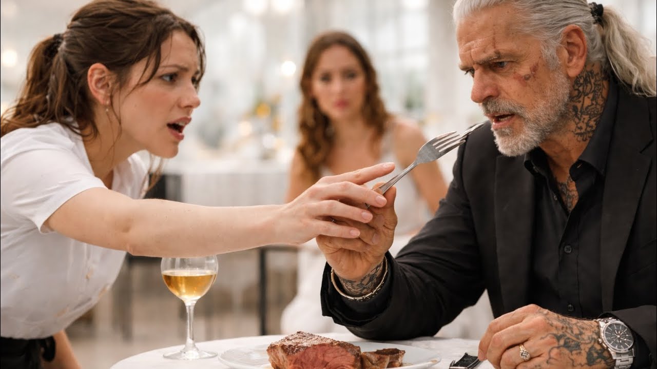 “A Waitress Stopped a Mafia Boss From Eating Poison — His Own Girlfriend Plotted It.”