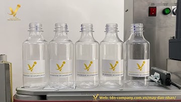 Máy dán nhãn chai tròn tự động TDN-ABW130 - Dán 1 nhãn | Tín Dân