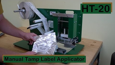 HT-20 Manual Tamp Label Applicator
