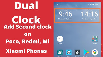 How to add second clock on #Xiaomi, #Redmi, #poco devices? (Dual clock on Poco smartphone)