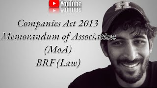Memorandum of Association | MoA | Companies Act 2013 | Himanshu Nandwani | #icai #vnsgu #bcomsem6