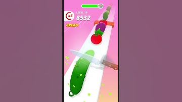 Perfect slice new 3D games 🎯🎮 level  #shorts #ytshorts