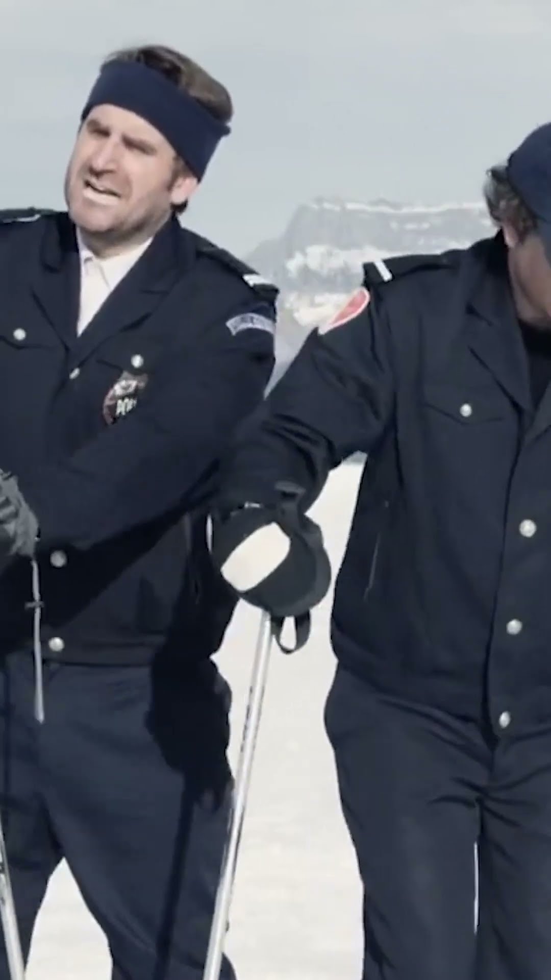 À l'ancienne : Quand ils sont au ski