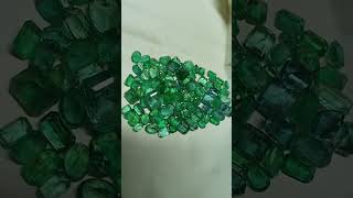 Top Quality Beautiful Natural Emerald 2 mm Sizes 5 mm Cut Eye Clean Clarity Price DM Organic Zambia