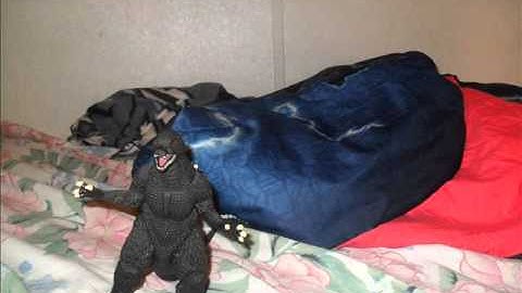 Godzilla JR stop motion test