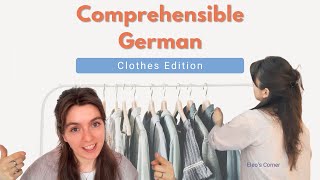 Let's Talk About Clothes: Come Thrifting With Me And Learn German 👗🧥👖