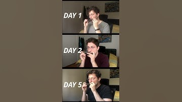 Thumbnail of 5 Days Harmonica Progress #shorts