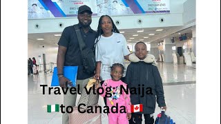 Travel vlog: Moving from Naija 🇳🇬to Canada 🇨🇦 vlog\/ permanent residents\/ relocation