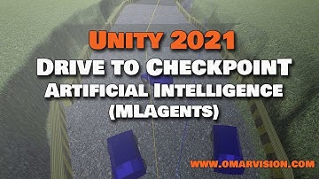Drive To Checkpoint Artificial Intelligence (MLAgents)