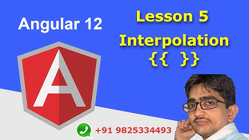 Angular 12 Tutorial In Hindi | Lesson 5 | What is Interpolation In Angular | Urdu | Hindi