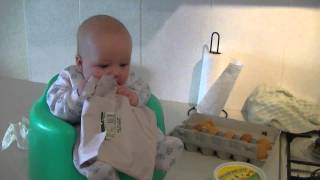 Ashton Helping Cook Mothers Day Breakfast - Part 2