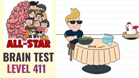 Brain Test All Star Level 411 | This salad needs some protein! | Walkthrough