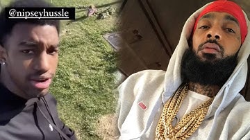 LA Goon Spits On Nipsey Hussle Grave And Disses Him!