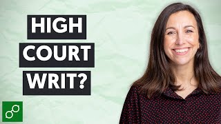 How to get a High Writ Set Aside.