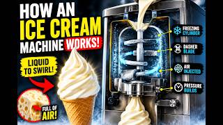 🤯 Inside an Ice Cream Machine: The Secret Behind Every Perfect Swirl