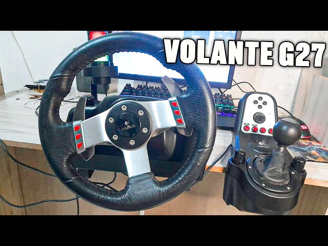Unboxing Logitech G27 Racing Wheel Volante G 27 