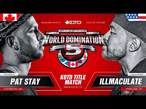 KOTD - Rap Battle - Pat Stay vs Illmaculate (Title Match) | #WD5