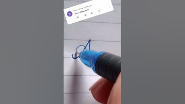 How to write Achu name in cursive writing #cursive#writing#beautiful name#improve#short clip