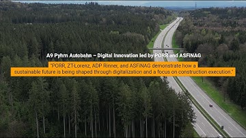 Road infrastructure projects in digital transformation - Example of A9 Highway refurbishment
