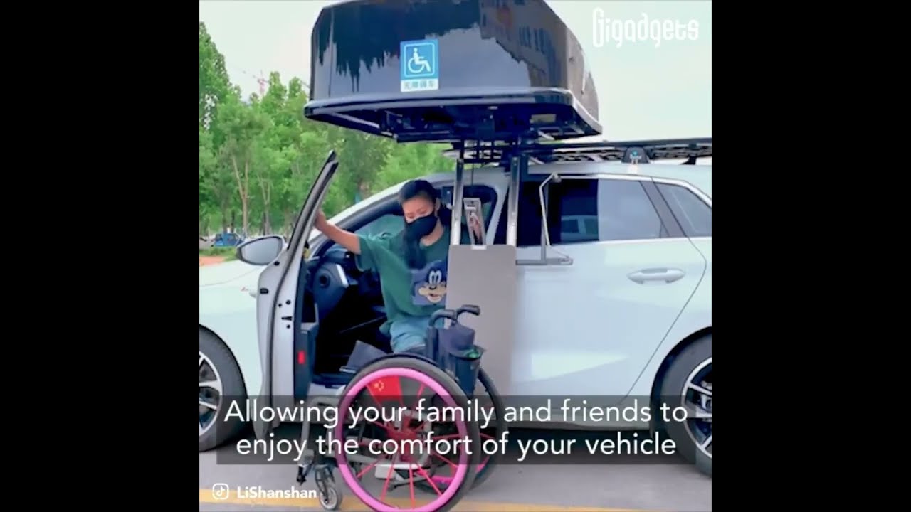 innovative car wheelchair carrier