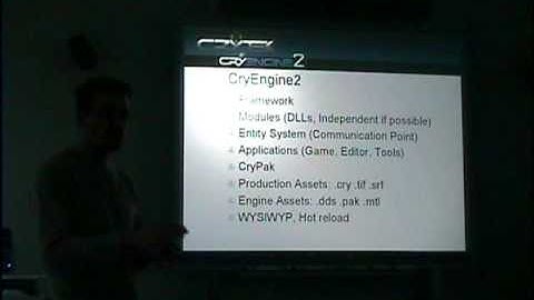 inCrysis.com - CryEngine 2 overview by Martin Mittring, part 1