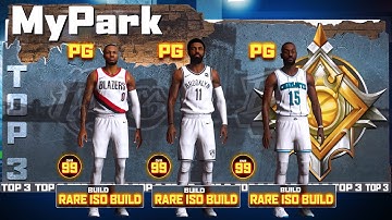 TOP 3 *RARE* ISO BUILDS ON NBA 2K20! BEST BUILDS ON NBA 2K20!