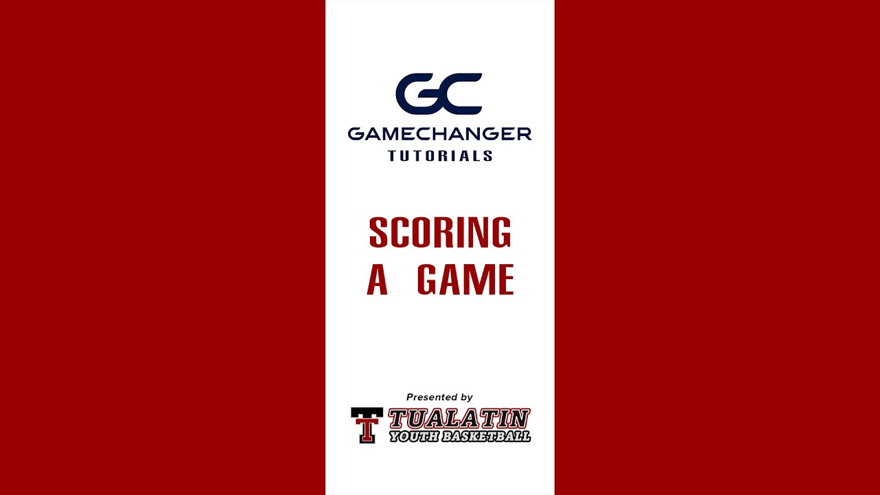 GameChanger Tutorial Scoring A Game YouTube