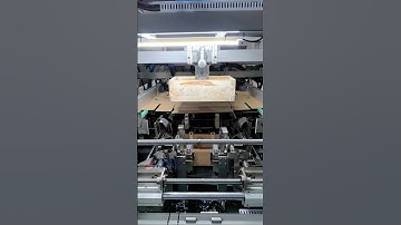 box making folding machine fruit vegetable gift packing box #boxmakingmachine #giftbox #fruitbox