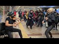 Despacito cover song street music performed by violinist street performance