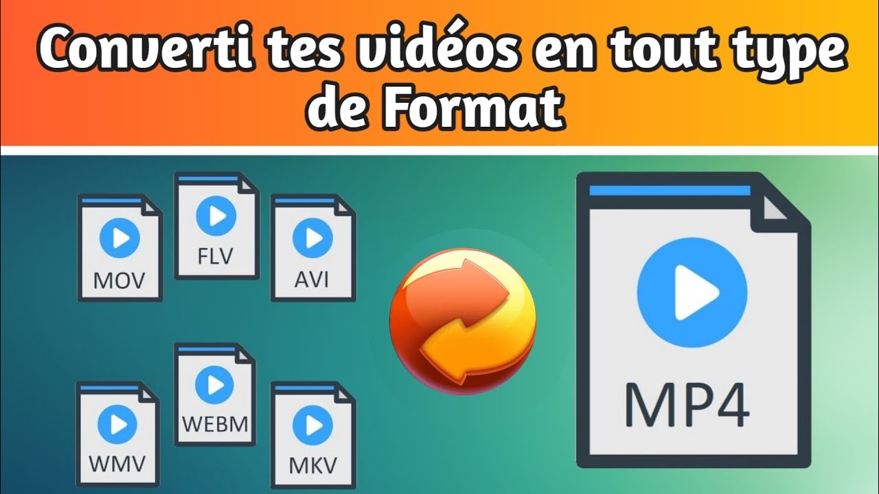 Convertir toutes les vidos sur PC en format  Mp4 mkv mov avi webm flv mp3 m4a