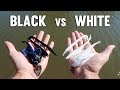 BLACK vs WHITE Lure Fishing Challenge!!! (Walmart)