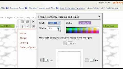 Frame Borders - Websiteforge Ecommerce Website