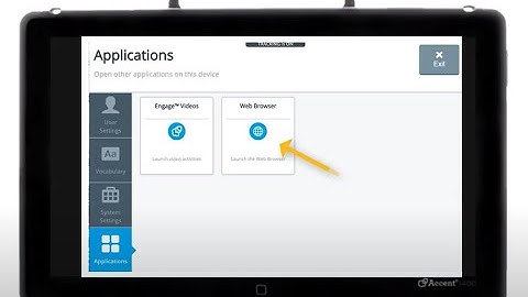 Using an Accessible Web Browser for Your Accent Device with Empower Software