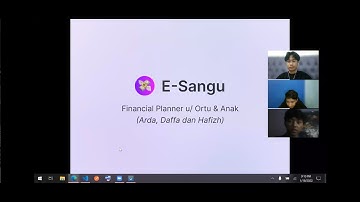 Video Presentasi Akhir Kelompok 1 Web Programming (E-Sangu)