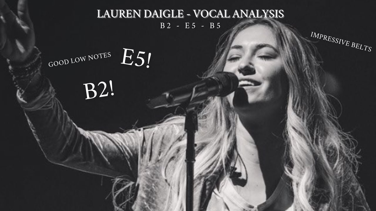 Lauren Daigle - Vocal Analysis
