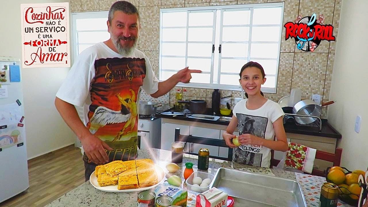 TORTA DE FRANGO COM CERVEJA PRETA